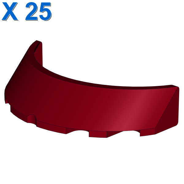 Windscreen 3 x 6 x 1 Curved X 25