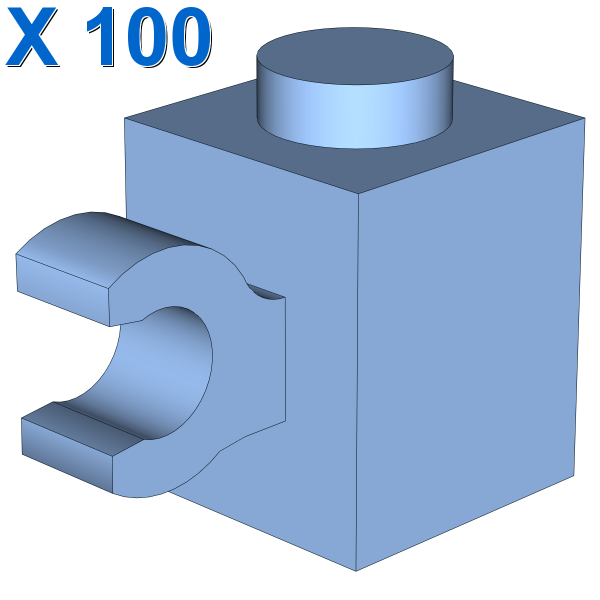 BRICK 1X1 W/ HOLDER, VERTICAL X 100