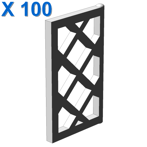 WINDOW 2X3 W. LATTICE X 100