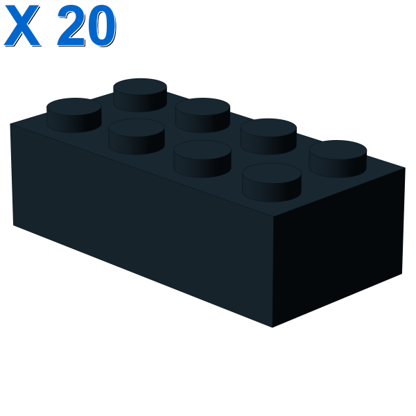 BRICK 2X4 X 20