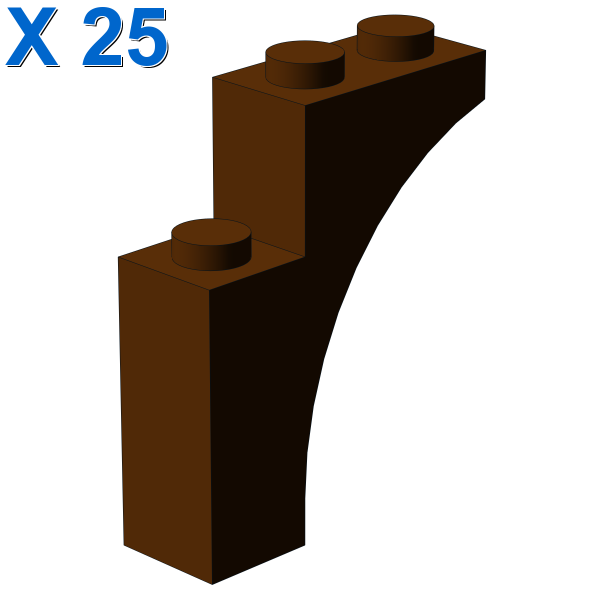 BRICK WITH BOW 1X3X3 X 25