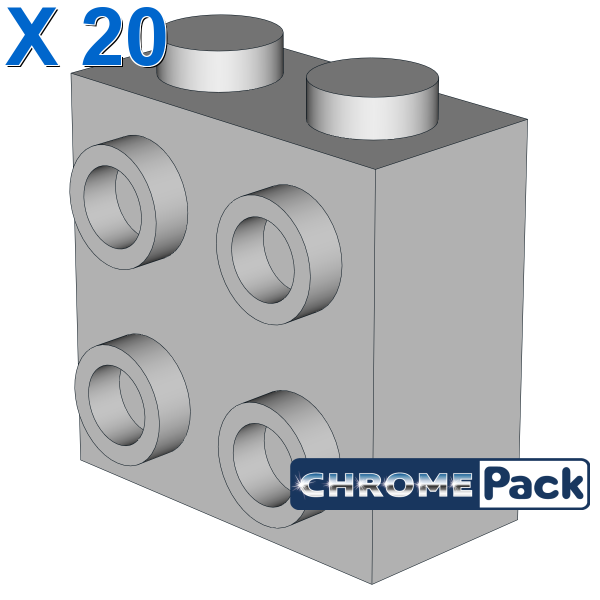 BRICK 1X2X1 2/3 W/4 KNOBS, 20 pcs