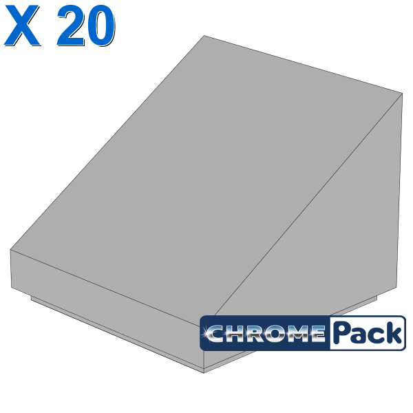 ROOF TILE 1X1X2/3, PC, 20 pcs