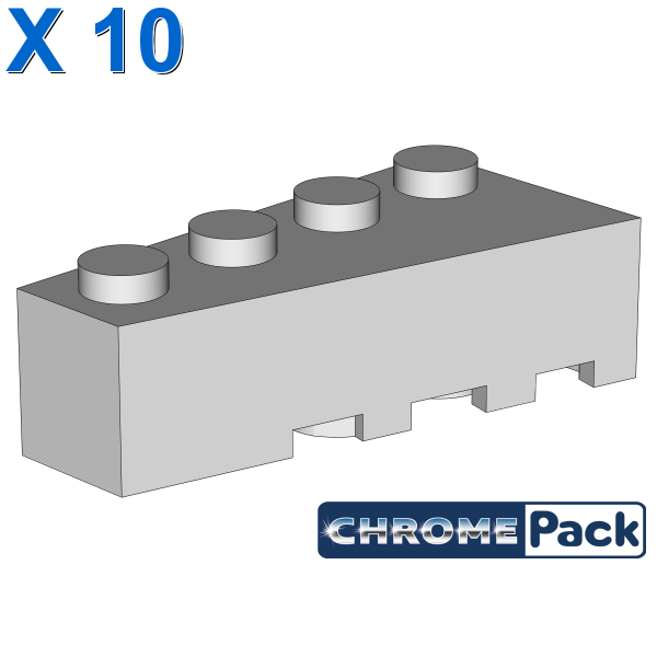 LEFT BRICK 2X4 W/ANGLE, 10 pcs