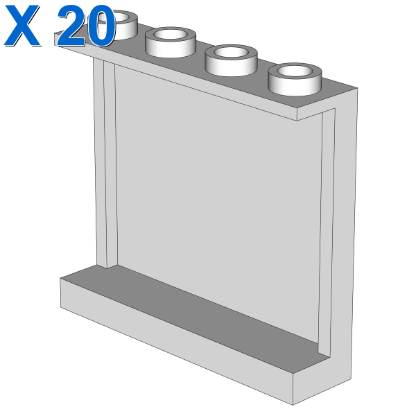 WALL ELEMENT 1X4X3, ABS X 20