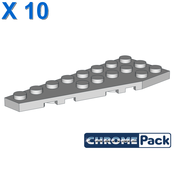 LEFT PLATE 3X8 W/ANGLE, 10 pcs