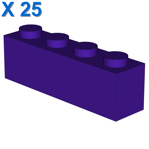 BRICK 1X4 X 25