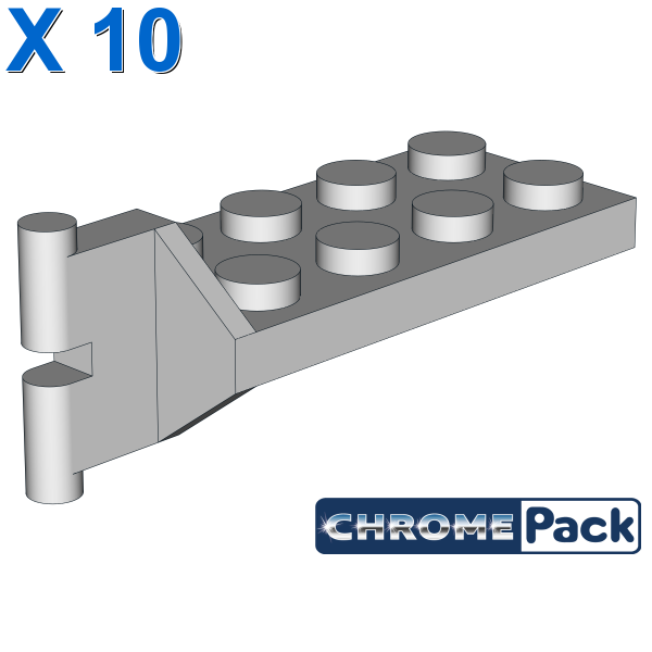 PLATE 2X4 CROSS COUPLING, 10 pcs