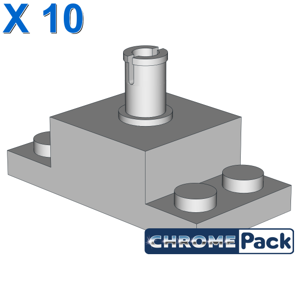 PLATE 2X4/2X2X1 W. VERTICAL SN, 10 pcs