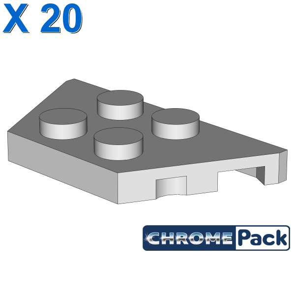 PLATE 2X4X18°, 20 pcs