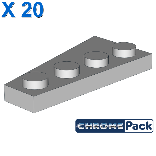 RIGHT PLATE 2X4 W/ANGLE, 20 pcs