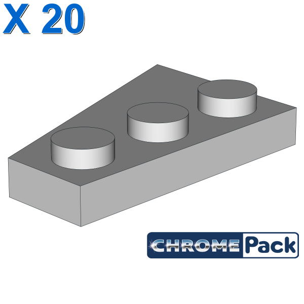 RIGHT PLATE 2X3 W/ANGLE, 20 pcs