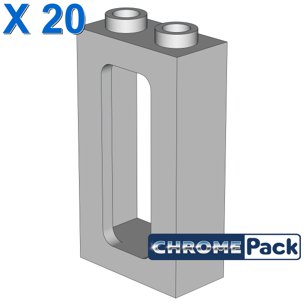 FRAME F. TRAIN WINDOW 1X2X3, 20 pcs