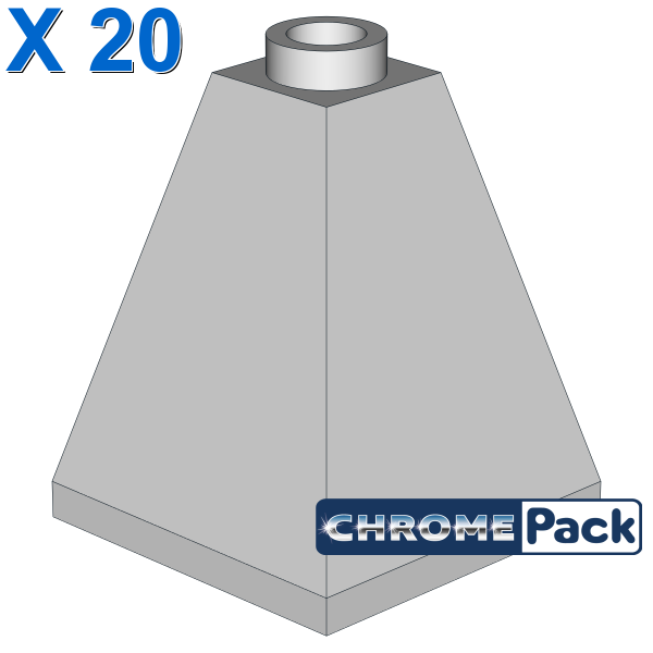 PYRAMID BRICK 2X2X2/73°, 20 pcs