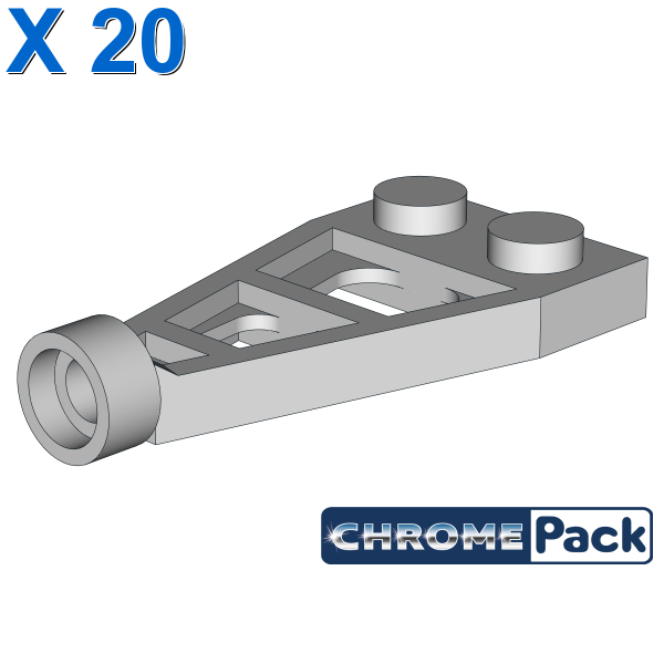 PLATE 1X2X4 W. TUBE, 20 pcs