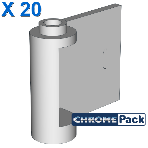 RIGHT DOOR W/KNOB HINGE 1X3X2, 20 pcs