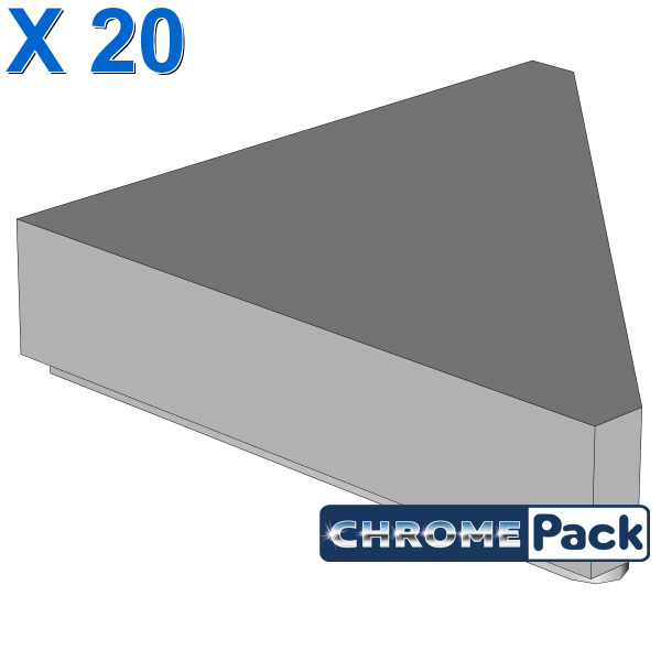 Tile, Modified 2 x 2 Triangular, 20 pcs