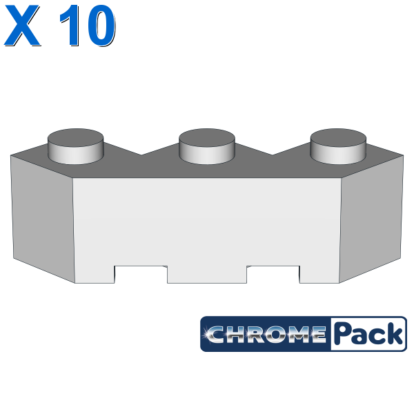 FACET BRICK 3X3X1, 10 pcs