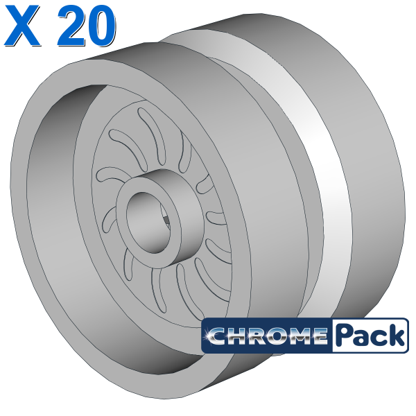 RIM Ø18X12 W CROSS & STUD, 20 pcs