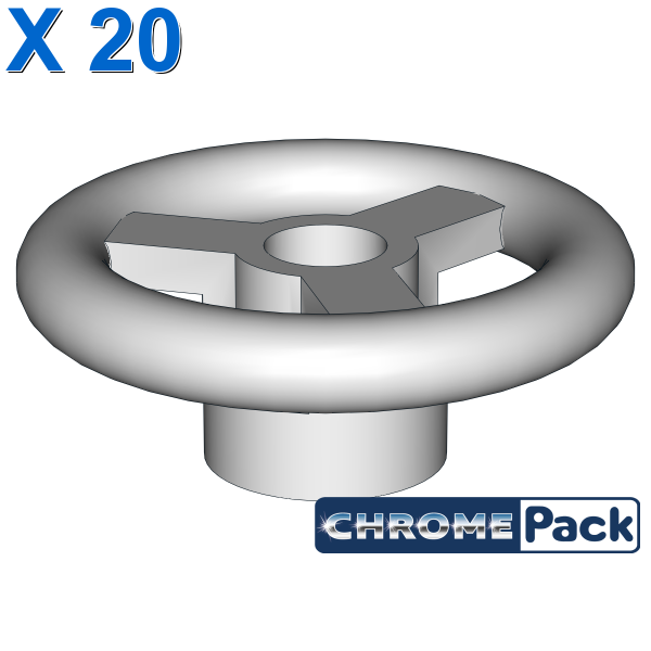 STEE.WHEEL Ø16 F/CONSOLE 2X2, 20 pcs