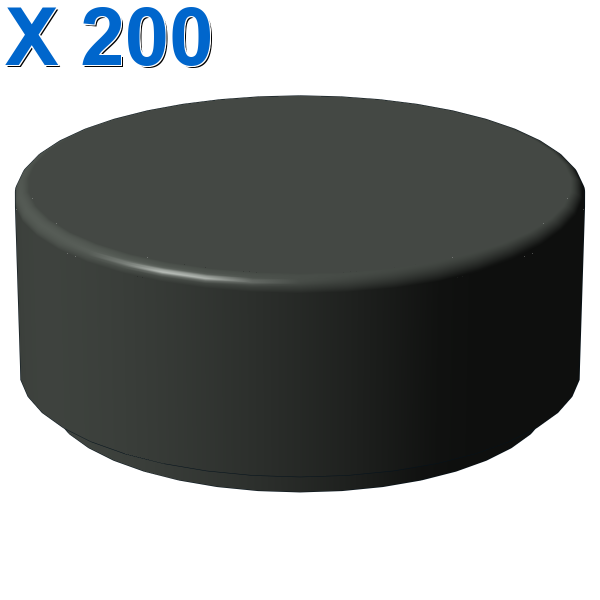 FLAT TILE 1X1, ROUND X 200