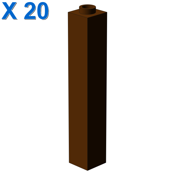 BRICK 1X1X5 X 20