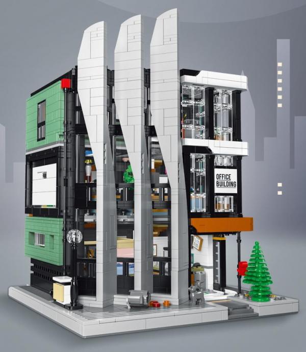 modulares, 3-stöckiges Bürogebäude