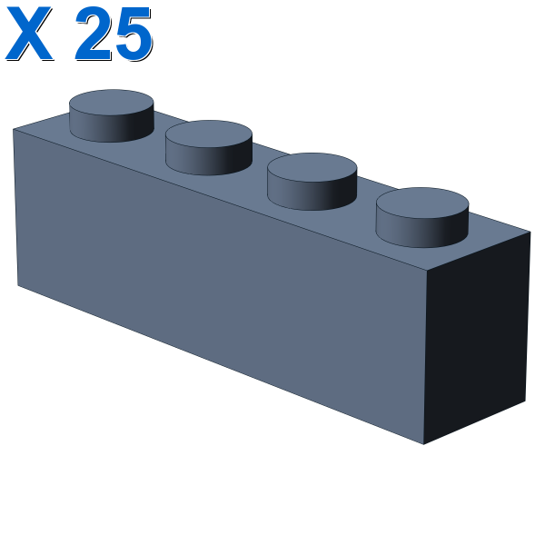 BRICK 1X4 X 25