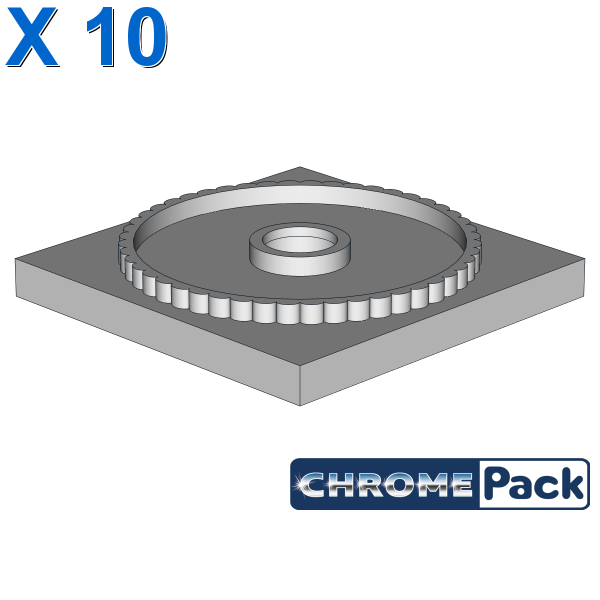 BOTTOM W. TURNTABLE 4X4, 10 pcs