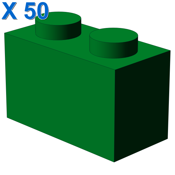 BRICK 1X2 X 50